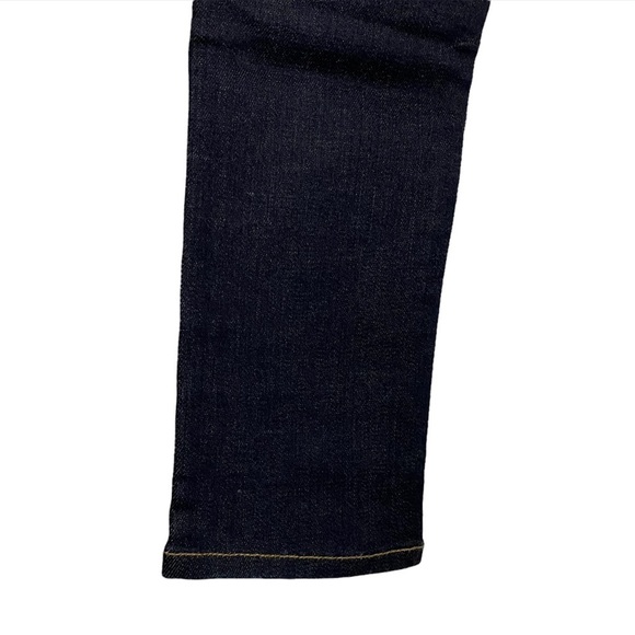 Rag & Bone Mid Rise Skinny Jean Harrow Dark Blue Wash 24 - Picture 13 of 16